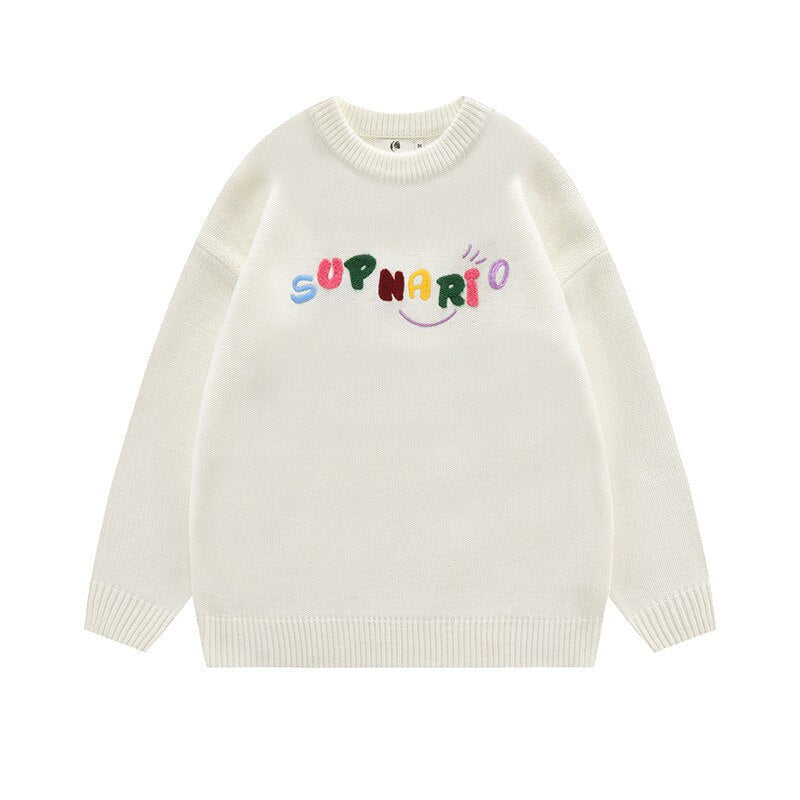 "Wanna Stay Young" Unisex Men Women Streetwear Graphic Sweater Daulet Apparel