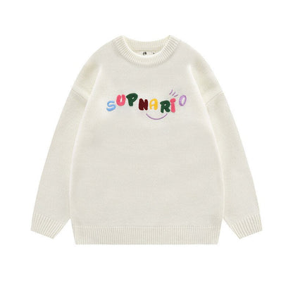 "Wanna Stay Young" Unisex Men Women Streetwear Graphic Sweater Daulet Apparel