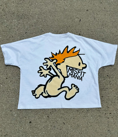 2000s T-shirt Oversize Hip Hop Anime cartoon avatar Graphic Short Sleeve Loose Y2k  Aesthetic couple Top Tees punk Streetwear Street King Limited