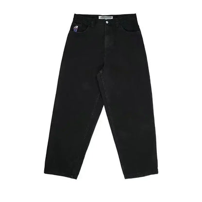 y2k polar skate big boy jeans gothic straight vintage skateboard wide leg denim pants embroidery blue loose jeans men clothing unique jeans style 3703