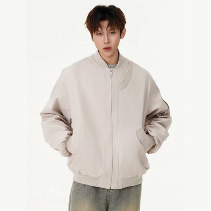 fashion spring autumn jacket men women streetwear fashion loose casual techwear bomber jacket cityboy baseball coat outerwear clean everyday pants