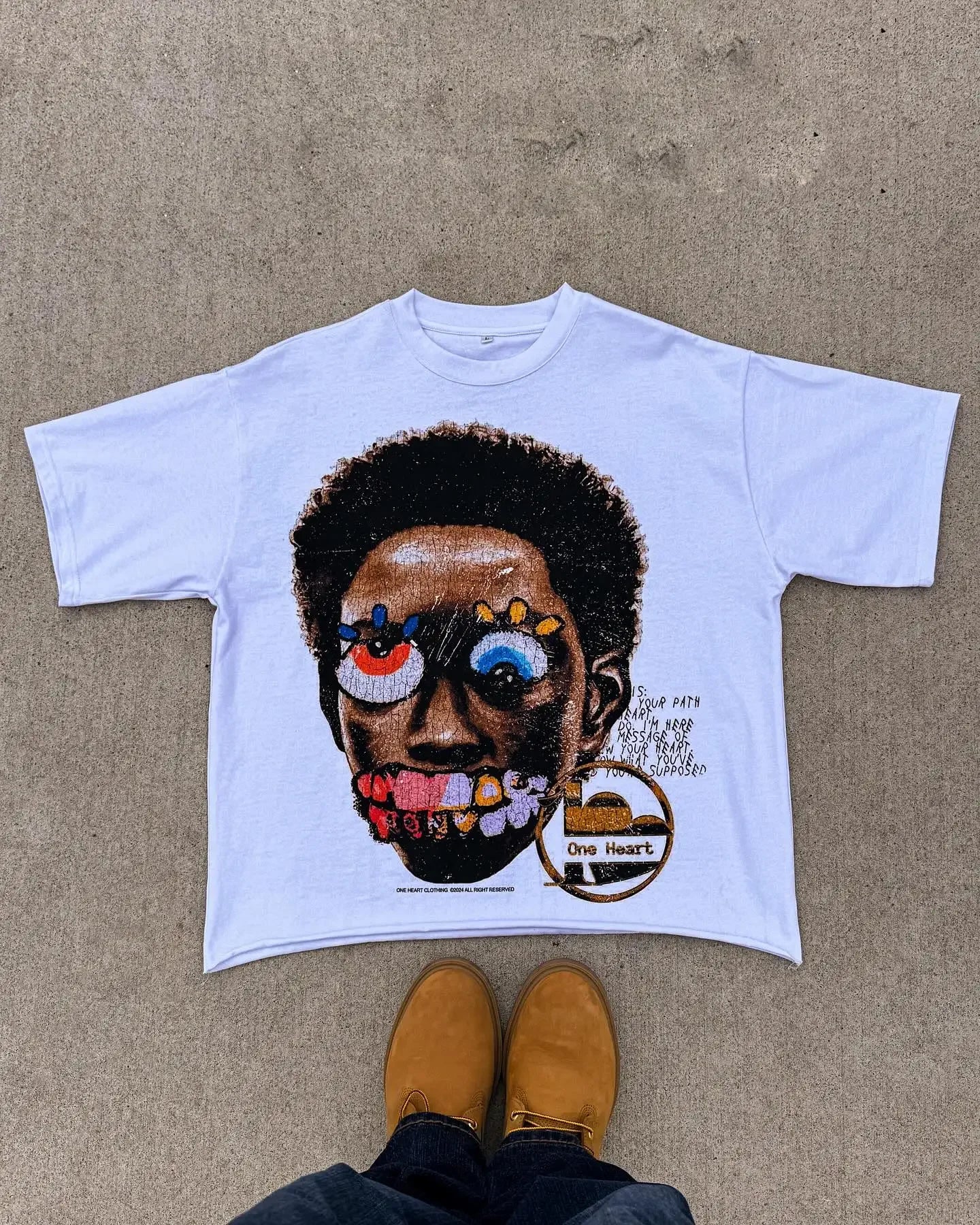 Y2K Fashion Portrait Pattern Printed Short Sleeve T-Shirt Men's 2024 Goth Couple Casual Loose Versatile Oversized Shirt Top Street King Limited