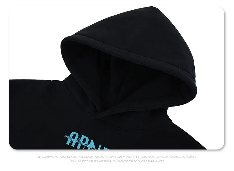 Printed fleece crack hoodie Street King Limited