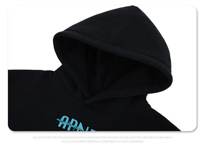 Printed fleece crack hoodie Street King Limited