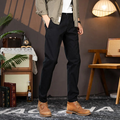 men business casual fashion pure cotton commute pants japanese streetwear amikaji fashion straight cargo pant trouser unique cargo style 1915