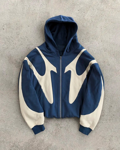 Hip Hop Long Sleeve Women New Streetwear Y2K Zip Up Hoodie Men Style Gothic Jacket Sweatshirt Harajuku Oversized Hoodie Clothes Street King Limited