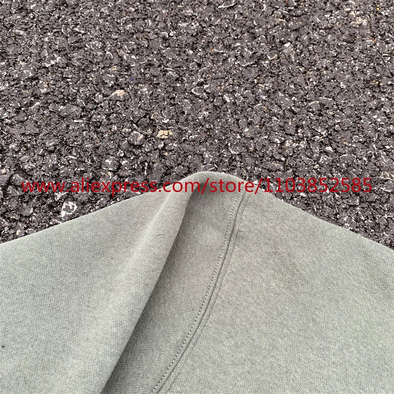 Autumn Winter New 2024 Vintage American Long sleeved Hoodie Men's Heavyweight Letter Embroidered Print High Street Tops Oversize Street King Limited