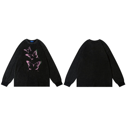 "Dark Skies" Unisex Men Women Streetwear Graphic Sweatshirt Daulet Apparel