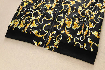 new 2023 luxurious gentleman men 3d flowers heavy baseball coats jackets abstract digital coat warm 431 unique default style 1436