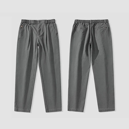 japanese casual pants mens spring autumn loose fashion solid color simple elastic waist sports pants man harem trousers menswear bottoms
