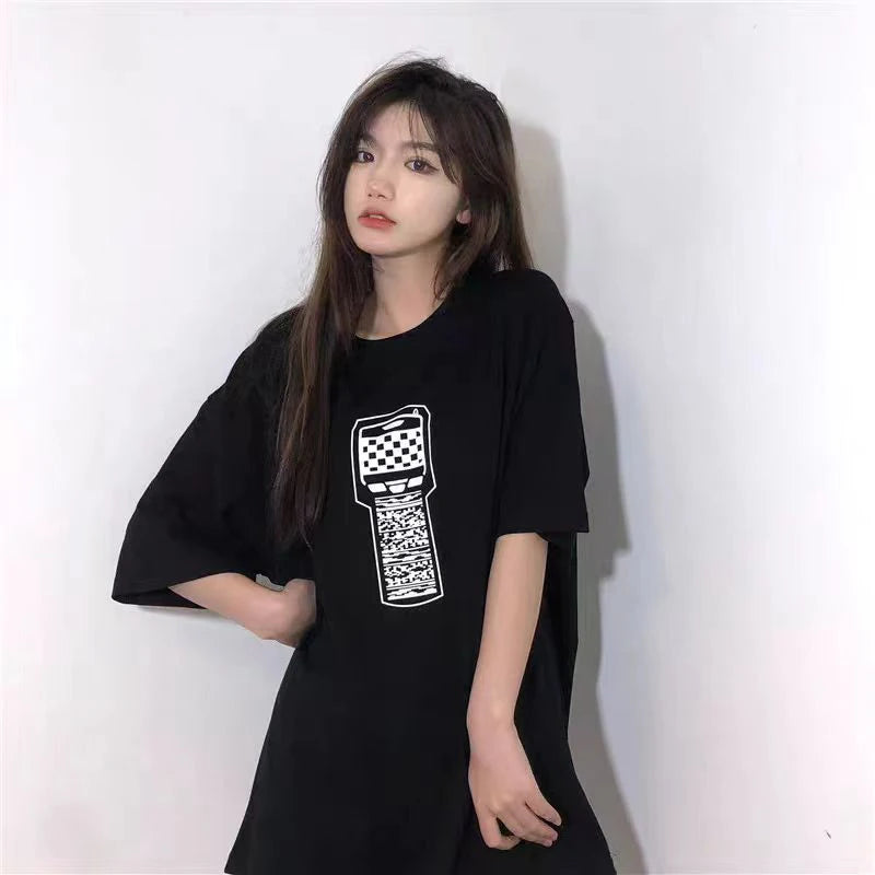 High Quality CAVEMPT Tops Tee Phantom Letter Printing Classic All-match Men Woman Loose O-Neck Summer C.E T Shirt Street King Limited