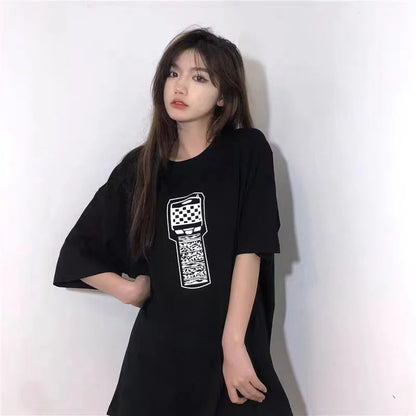High Quality CAVEMPT Tops Tee Phantom Letter Printing Classic All-match Men Woman Loose O-Neck Summer C.E T Shirt Street King Limited