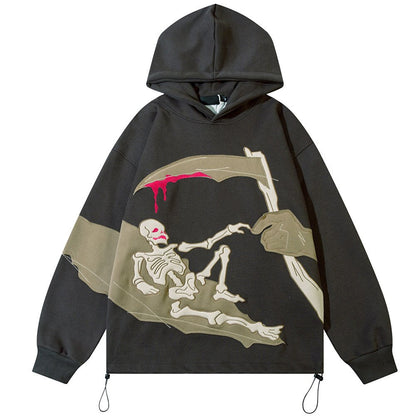 "Chillen" Unisex Men Women Streetwear Graphic Hoodie Daulet Apparel