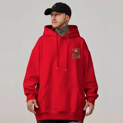 Anime Skateboard Rabbit Print Hoodies Men's Japanese Y2K Hoodie Sweatshirts Autumn Casual Pullover Male Funny Hoody Streetwear Street King Limited