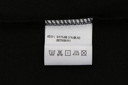 Summer New Chaopai Boxer Letter Print T-shirt Men Woman 1:1 Best Quality Loose Versatile Vintage O-Neck Tops Tee Street King Limited