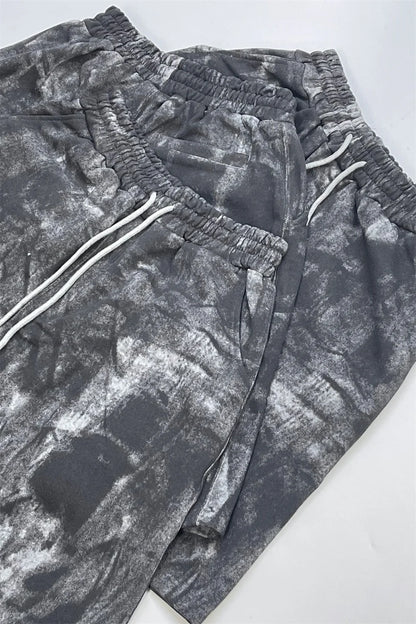 Undermycar 2024 Trendy Brand Drawstring Graffiti Pure Cotton Loose Fat Shorts Street King Limited