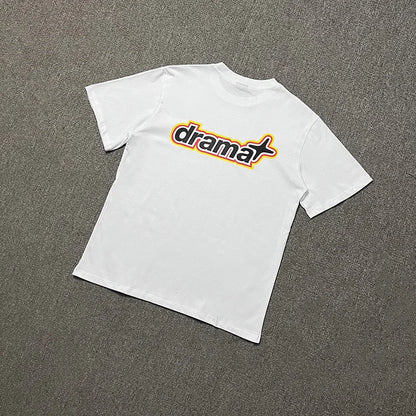 2024ss Drama Call T-shirt Men Women 1:1 High Quality Stars Letter Print Fashion Street Lovers Casual Tops Tee Street King Limited