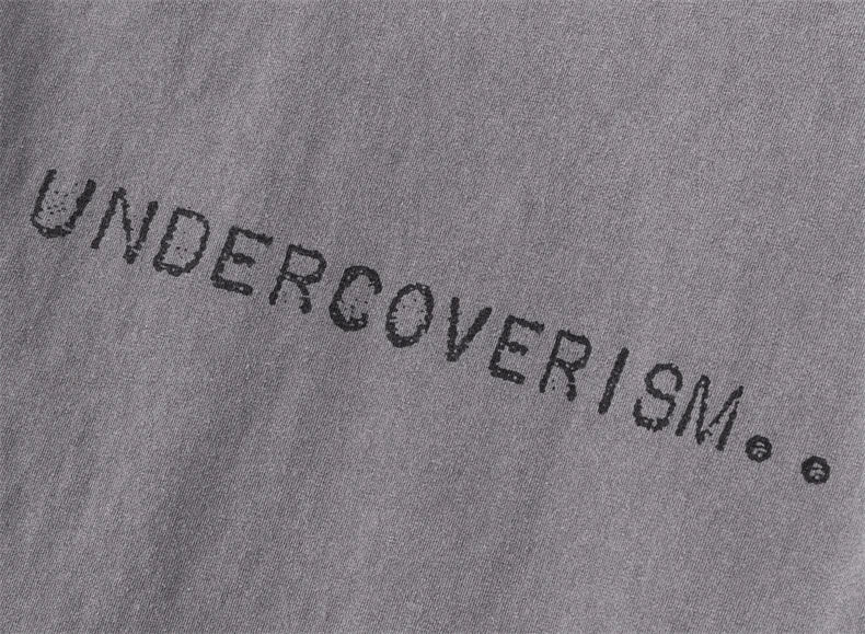 High New Novelty Men Undercover Captions T Shirts kanye T-Shirt Hip Hop Skateboard Street Cotton T-Shirts Tee Top Top #U7 Street King Limited