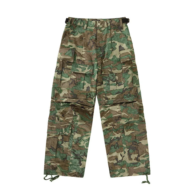 cargo with large pockets multi-pocket cargos