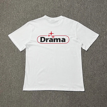 2024ss Drama Call T-shirt Men Women 1:1 High Quality Stars Letter Print Fashion Street Lovers Casual Tops Tee Street King Limited