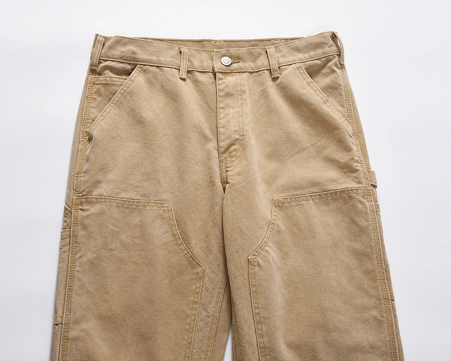 High Street Vibe Style Sashes Straight Baggy Cargo Pants for Men Y2K Harajuku Cleanfit Casual Denim Trousers Oversized Jeans Street King Limited