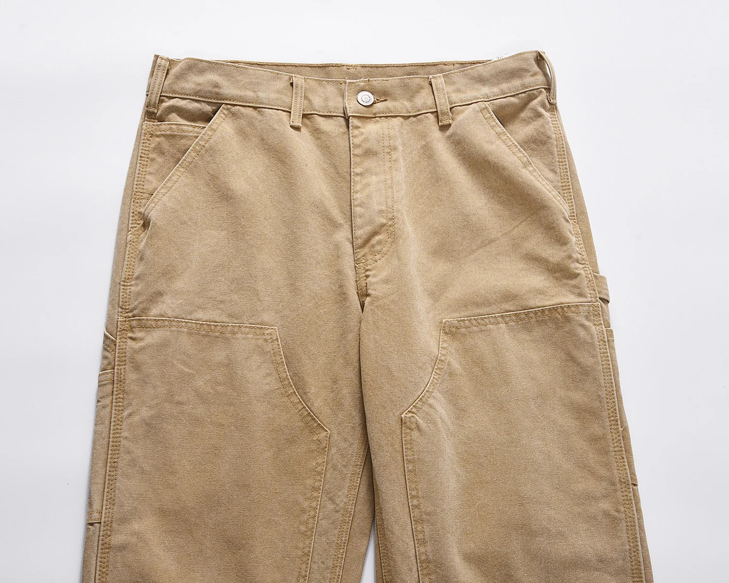 High Street Vibe Style Sashes Straight Baggy Cargo Pants for Men Y2K Harajuku Cleanfit Casual Denim Trousers Oversized Jeans Street King Limited