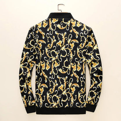 new 2023 luxurious gentleman men 3d flowers heavy baseball coats jackets abstract digital coat warm 431 unique default style 1438