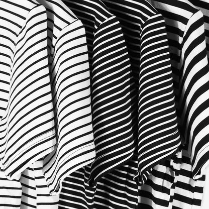 Japanese Vintage Nostalgic Striped T-Shirts For Men And Women Short-Sleeved Cotton Men's Loose Half-Sleeved Sea Soul Shirt Street King Limited