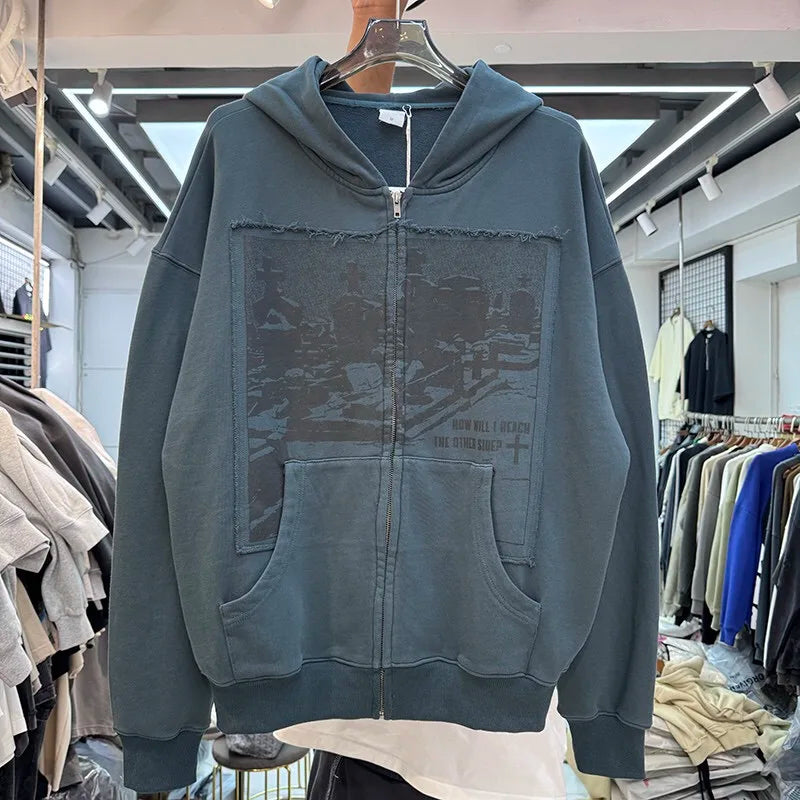 Cloth craft hooded zipper sweater jacket Street King Limited