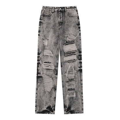 destroy distressed ripped denim jean pants new fashion biker jeans streetwear slim pants jogger y2k mens jeans skinny jeans men unique joggers style 1424