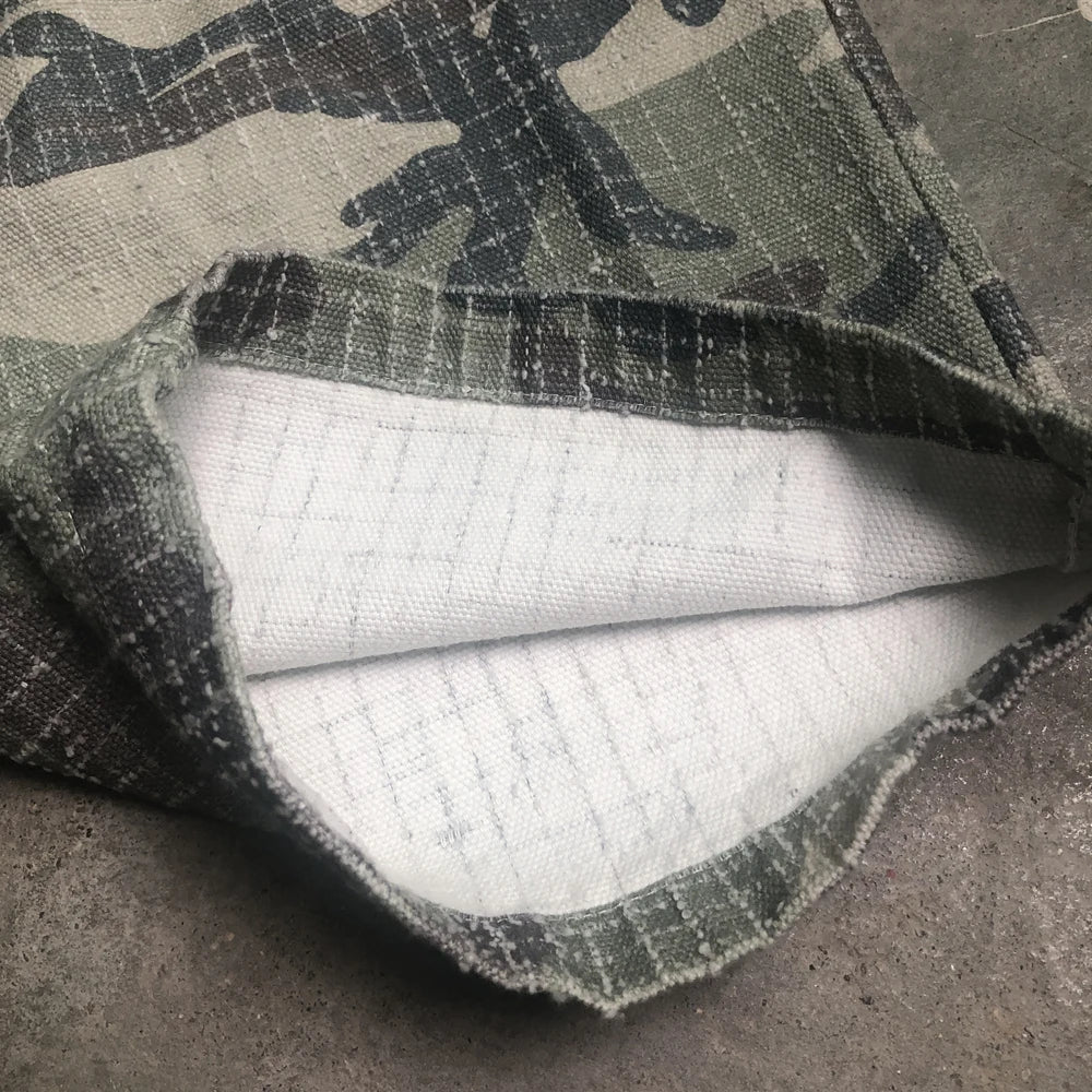frog drift fashion american style streetwear camouflage cargo pants vintage clothing loose cotton trousers for men unisex unique cargo style 5141