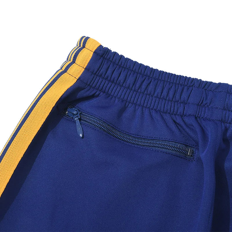 best quality embroidery logo new pants men woman side edge weaving stripe drawstring loose casual grey motion trousers unique default style 4938