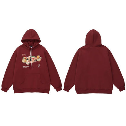 "Have A Nice Day" Unisex Men Women Streetwear Graphic Hoodie Daulet Apparel