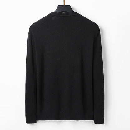 New 2022 Men Luxury Gentleman 3 Colors Embroidered Apple Knit Casual Sweaters Pullovers Asian Plug Size High Quality Drake #T9 Street King Limited