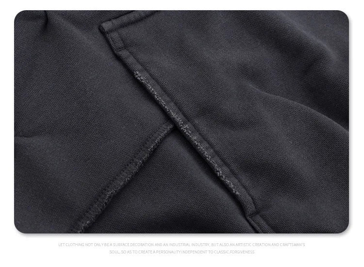 Stitching deconstructed gradient dyed heavy hoodie Street King Limited