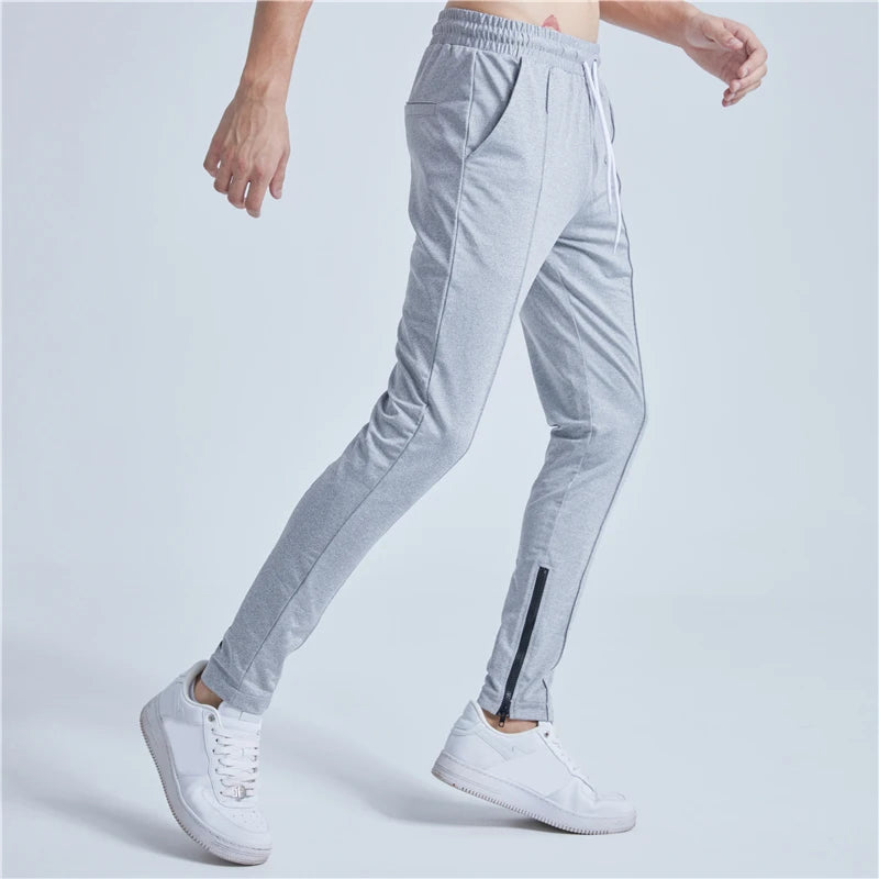 rainbowtouches new thin casual pants men fashion slim fit solid color brand trousers sweatpants elastic men workout pant unique joggers style 5070