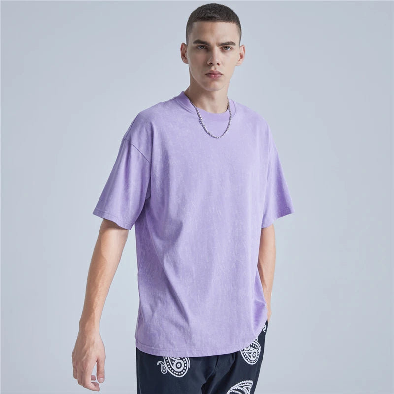Rainbowtouches 2022 New T-Shirt Mens Tie Dye T-Shirts Cotton High Street Fashion Women Cyber Celebrity Couple T-Shirt Unisex Top Street King Limited