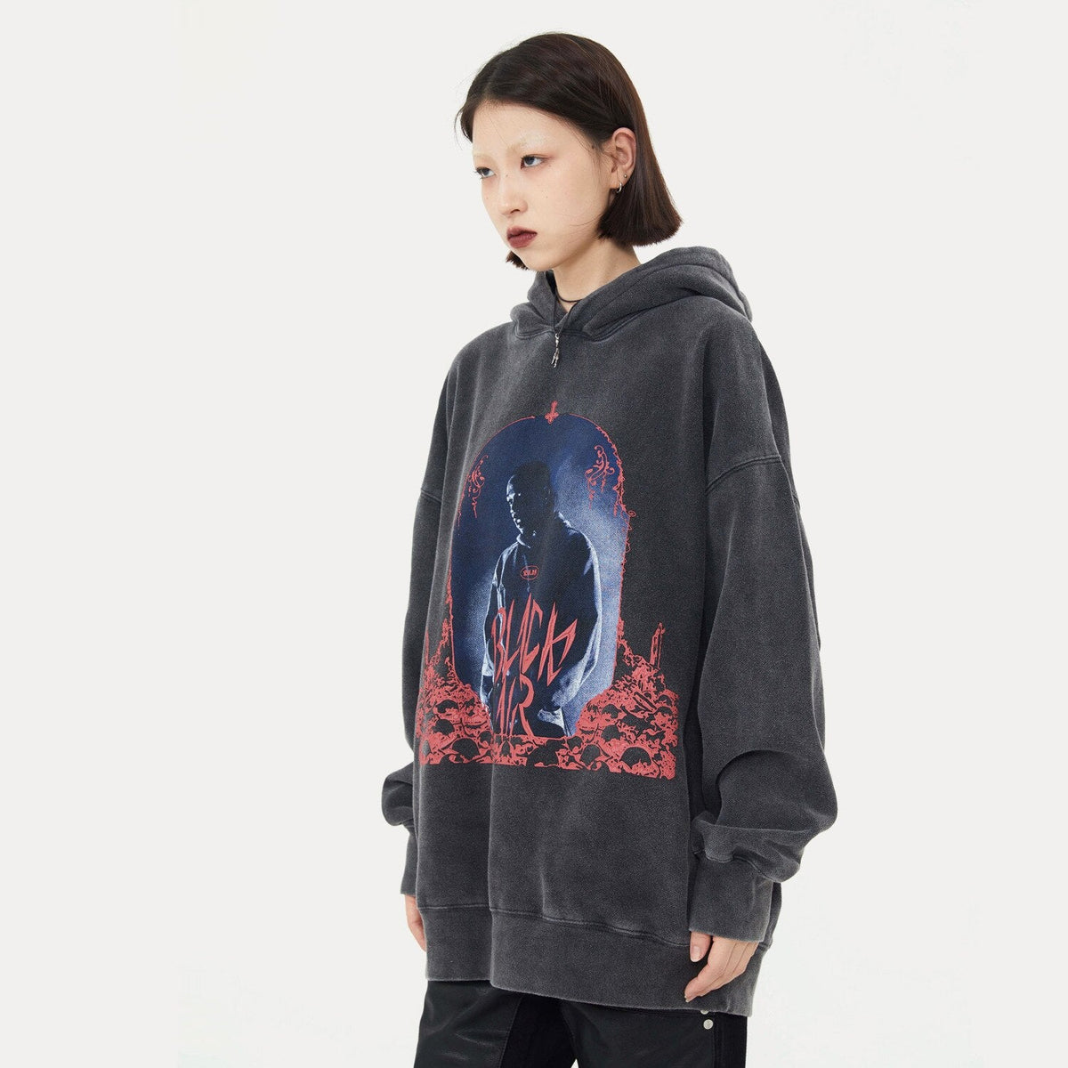 "The King" Unisex Men Women Streetwear Graphic Hoodie Daulet Apparel
