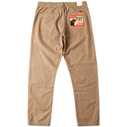 autumn winter heavyweight pure cotton thick american retro workwear khaki pants business casual mens basic solid color pants clean everyday pants