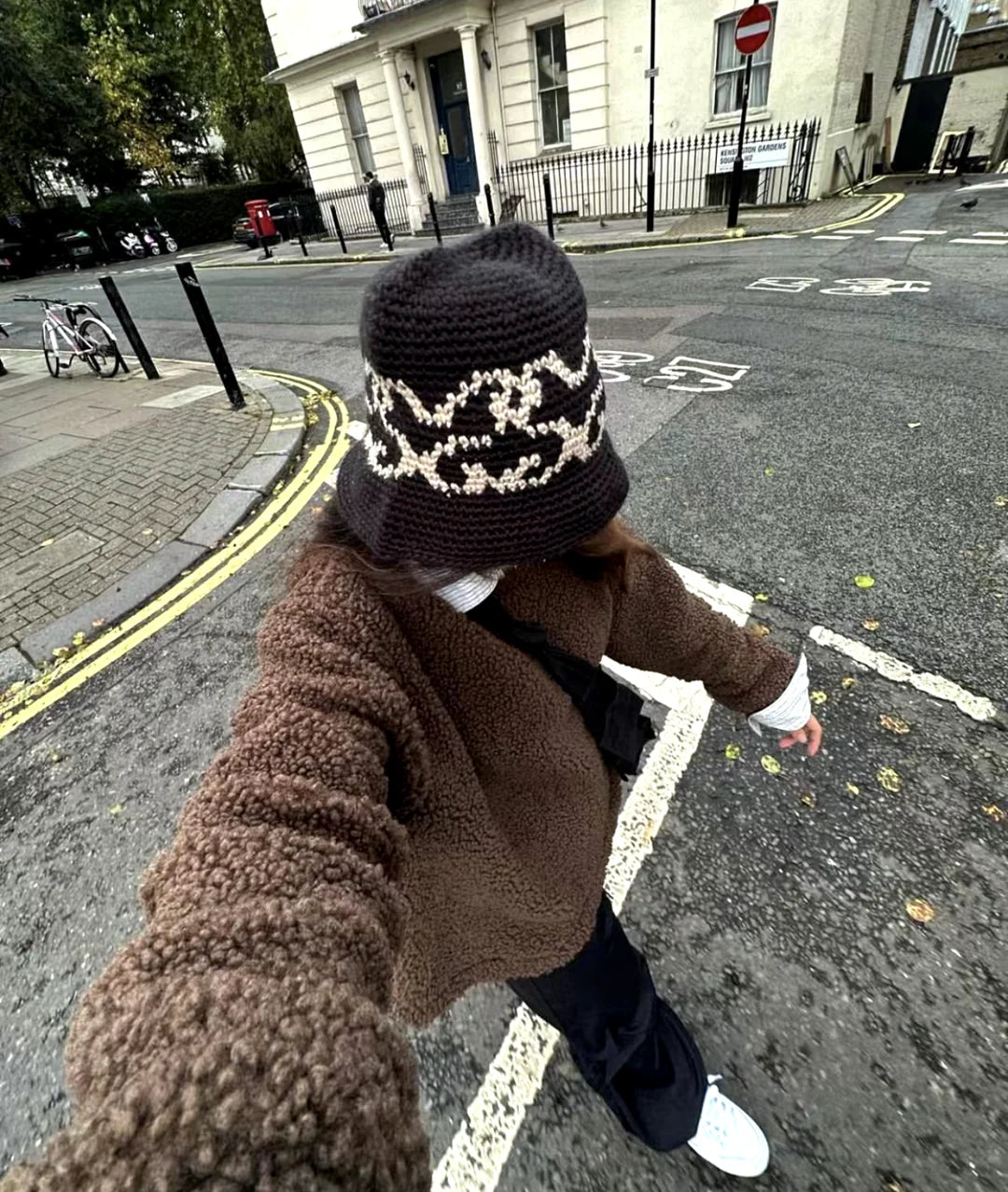 New 2023 Fashion Cute Bakar bone KNIT Hand woven jacquard Bucket Hat Basin Cap Fisherman One Size Warm Cotton High #19 Street King Limited