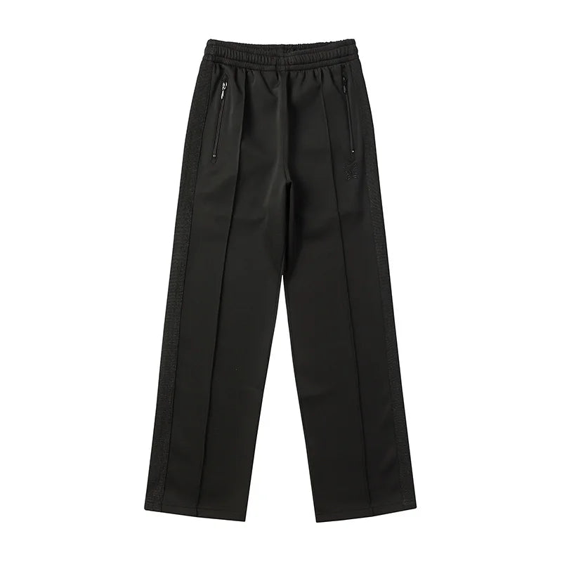 best quality embroidery logo new pants men woman side edge weaving stripe drawstring loose casual grey motion trousers unique default style 5018