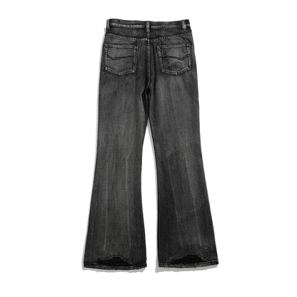 Harajuku Washed Vintage Straight Wide Leg Denim Pants Men and Women High Street Baggy Casual Flare Jeans Pants  Y2K Oversized Street King Limited