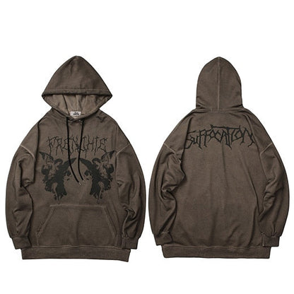 "Dark Angel" Unisex Men Women Streetwear Graphic Hoodie Daulet Apparel