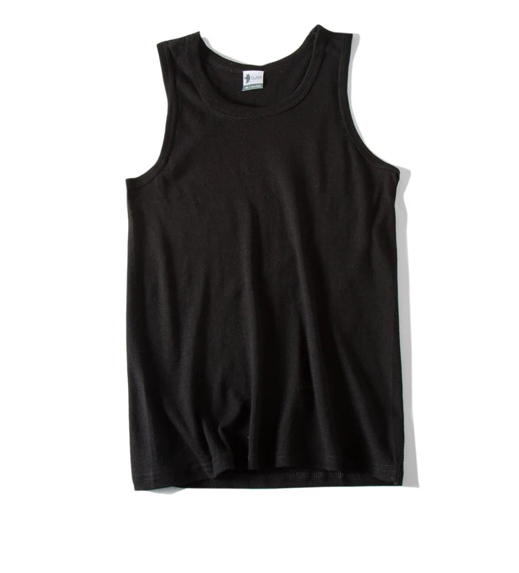 Hot Sale 3pcs / 100% Cotton Mens Sleeveless Tank Top Solid Muscle Vest Undershirts O-neck Gymclothing Tees Whorl Tops Street King Limited