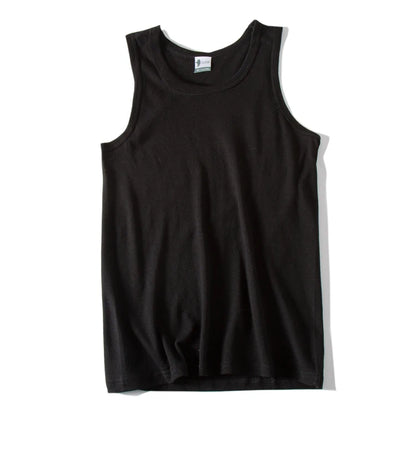 Hot Sale 3pcs / 100% Cotton Mens Sleeveless Tank Top Solid Muscle Vest Undershirts O-neck Gymclothing Tees Whorl Tops Street King Limited