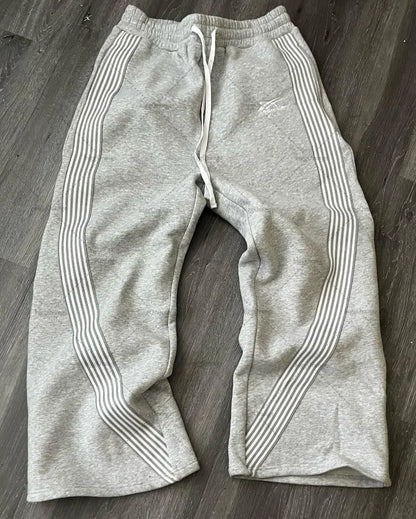 2024Colorful Street Hip-Hop SweatpantsY2KHarajuku Retro Wide Leg Pants Men American Oversized Fashion Loose and Versatile Casual Street King Limited