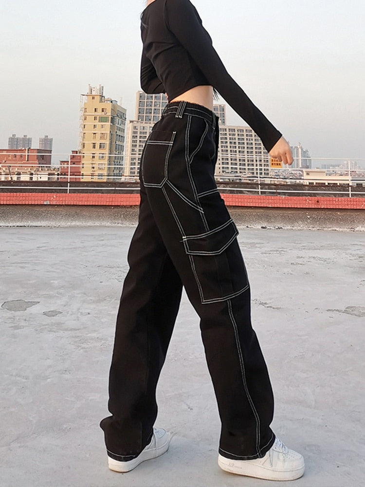 "Patched" Unisex Men Women Streetwear Denim Pants Daulet Apparel