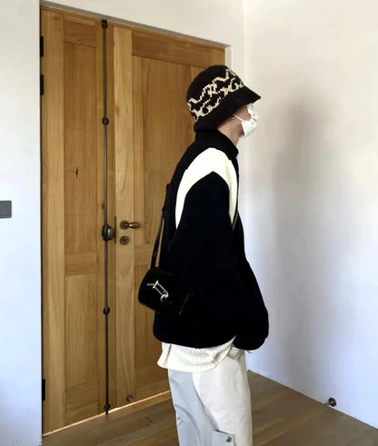 New 2023 Fashion Cute Bakar bone KNIT Hand woven jacquard Bucket Hat Basin Cap Fisherman One Size Warm Cotton High #19 Street King Limited
