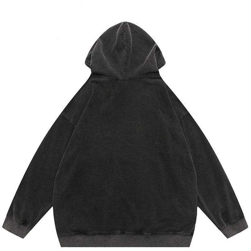 "Look Both Ways" Unisex Men Women Streetwear Graphic Hoodie Daulet Apparel