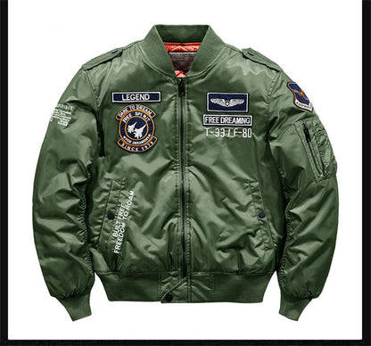 2023 hot bomber jacket mens air force ma 1 military baseball jacket plus size coat thick cargo jacket men clothing unique cargo style 5540